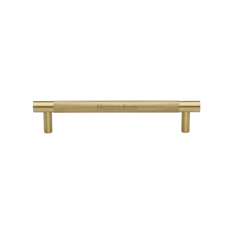 Heritage Brass Partial Knurled Cabinet Pull Handle