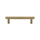 Heritage Brass Partial Knurled Cabinet Pull Handle