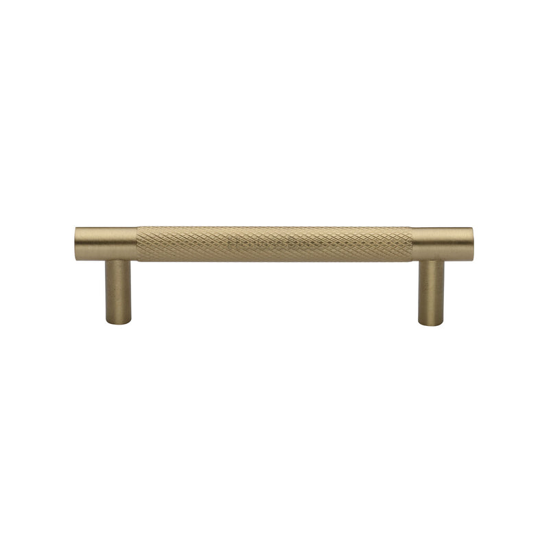 Heritage Brass Partial Knurled Cabinet Pull Handle
