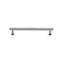 Heritage Brass Partial Knurled Cabinet Pull Handle with Rose