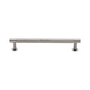 Heritage Brass Partial Knurled Cabinet Pull Handle with Rose