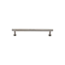 Heritage Brass Partial Knurled Cabinet Pull Handle with Rose