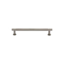 Heritage Brass Partial Knurled Cabinet Pull Handle with Rose