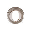 Heritage Brass Oval Profile Cylinder Escutcheon Round - V5010