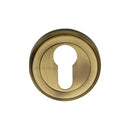 Heritage Brass Euro Profile Cylinder Escutcheon Round - V5020