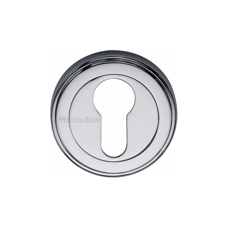 Heritage Brass Euro Profile Cylinder Escutcheon Round - V5020