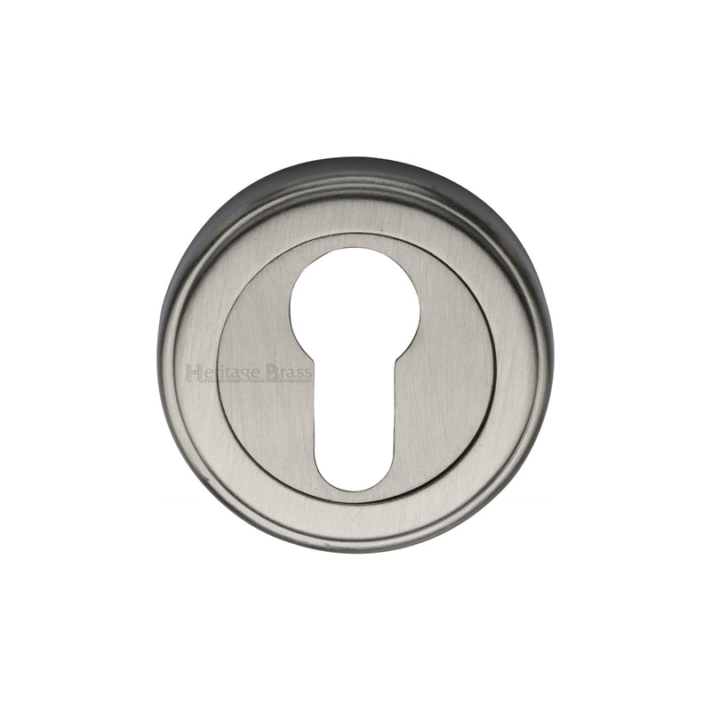 Heritage Brass Euro Profile Cylinder Escutcheon Round - V5020