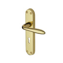 Heritage Brass Sutton Door Handle on Plate