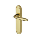Heritage Brass Sutton Door Handle on Plate