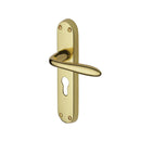 Heritage Brass Sutton Door Handle on Plate