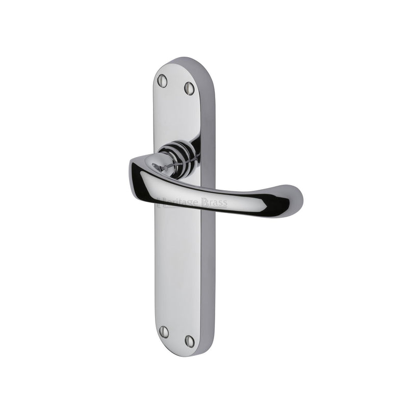 Heritage Brass Gloucester Door Handle on Plate