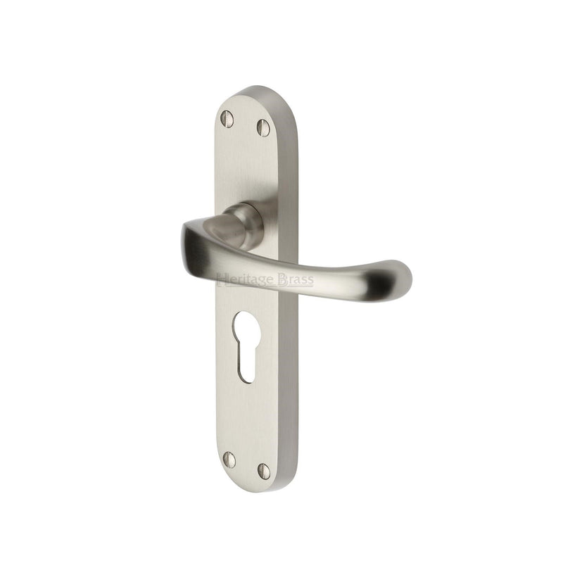 Heritage Brass Gloucester Door Handle on Plate