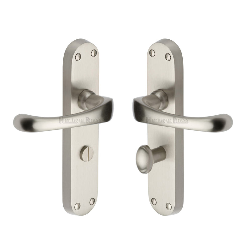 Heritage Brass Gloucester Door Handle on Plate