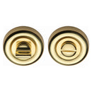 Heritage Brass Round Bathroom Turn & Release - V6720
