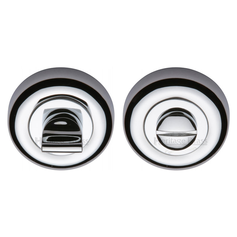 Heritage Brass Round Bathroom Turn & Release - V6720