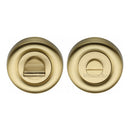 Heritage Brass Round Bathroom Turn & Release - V6720