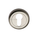 Heritage Brass Euro Profile Cylinder Escutcheon Round - V6724