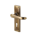 Heritage Brass Windsor Door Handle on Plate
