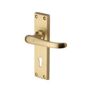 Heritage Brass Windsor Door Handle on Plate