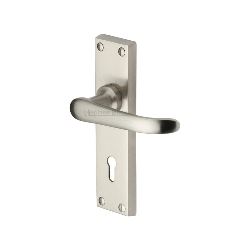 Heritage Brass Windsor Door Handle on Plate