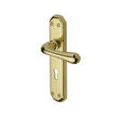 Heritage Brass Charlbury Door Handle on Plate