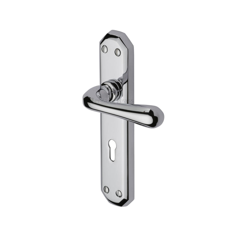 Heritage Brass Charlbury Door Handle on Plate