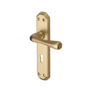 Heritage Brass Charlbury Door Handle on Plate