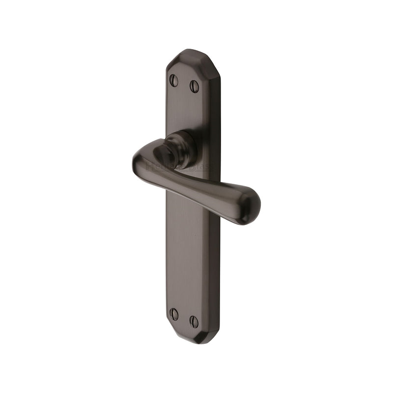 Heritage Brass Charlbury Door Handle on Plate