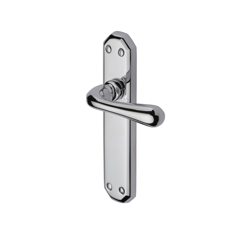 Heritage Brass Charlbury Door Handle on Plate