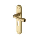 Heritage Brass Charlbury Door Handle on Plate