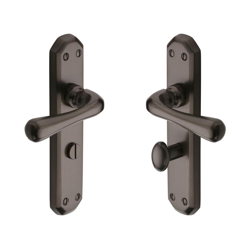 Heritage Brass Charlbury Door Handle on Plate