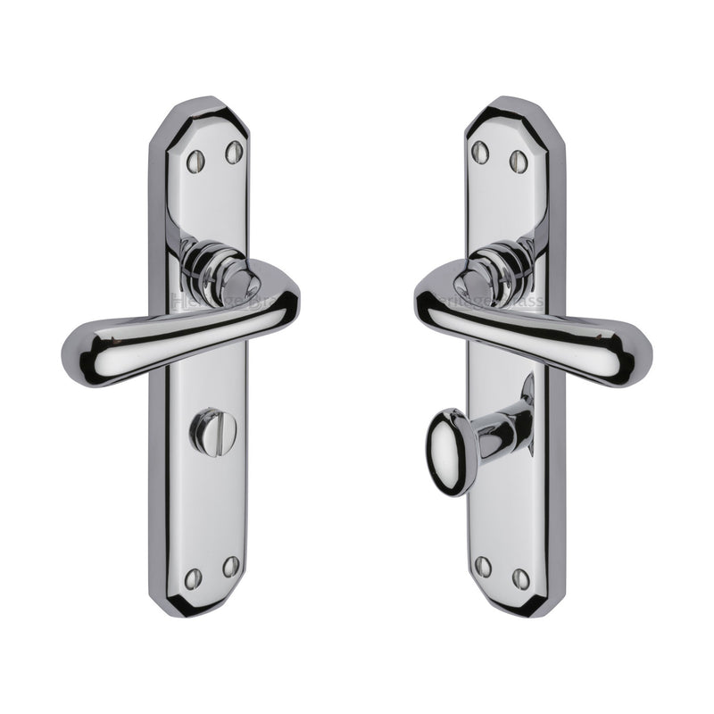 Heritage Brass Charlbury Door Handle on Plate