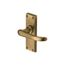 Heritage Brass Windsor Short Door Handle on Plate