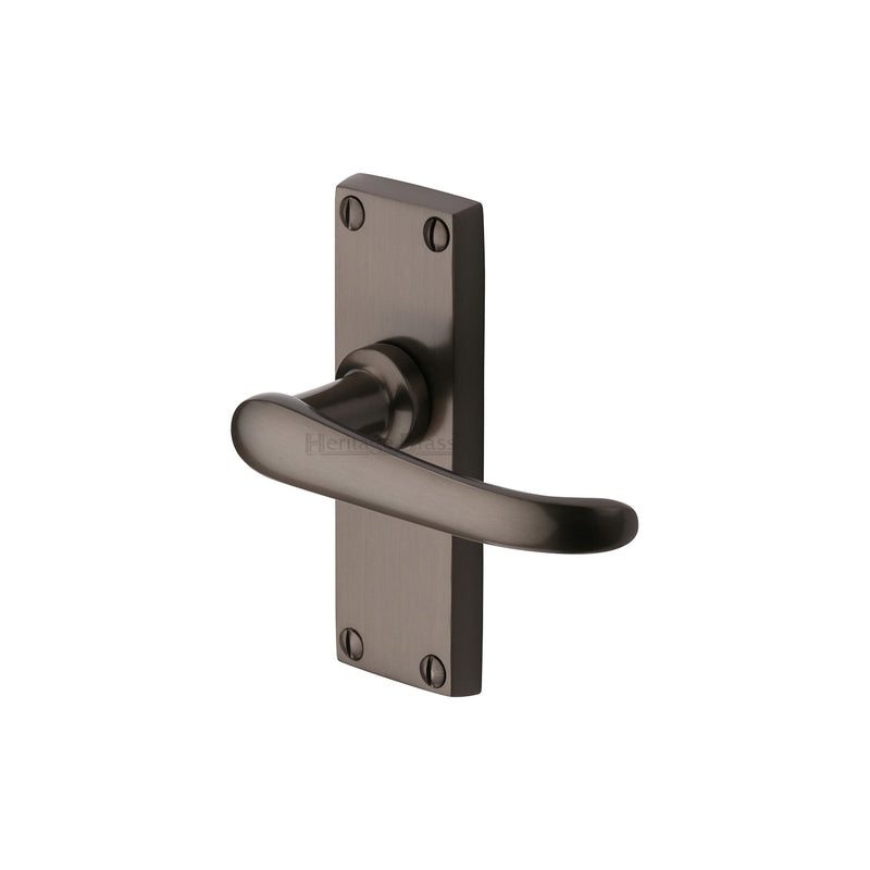 Heritage Brass Windsor Short Door Handle on Plate