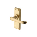 Heritage Brass Windsor Short Door Handle on Plate
