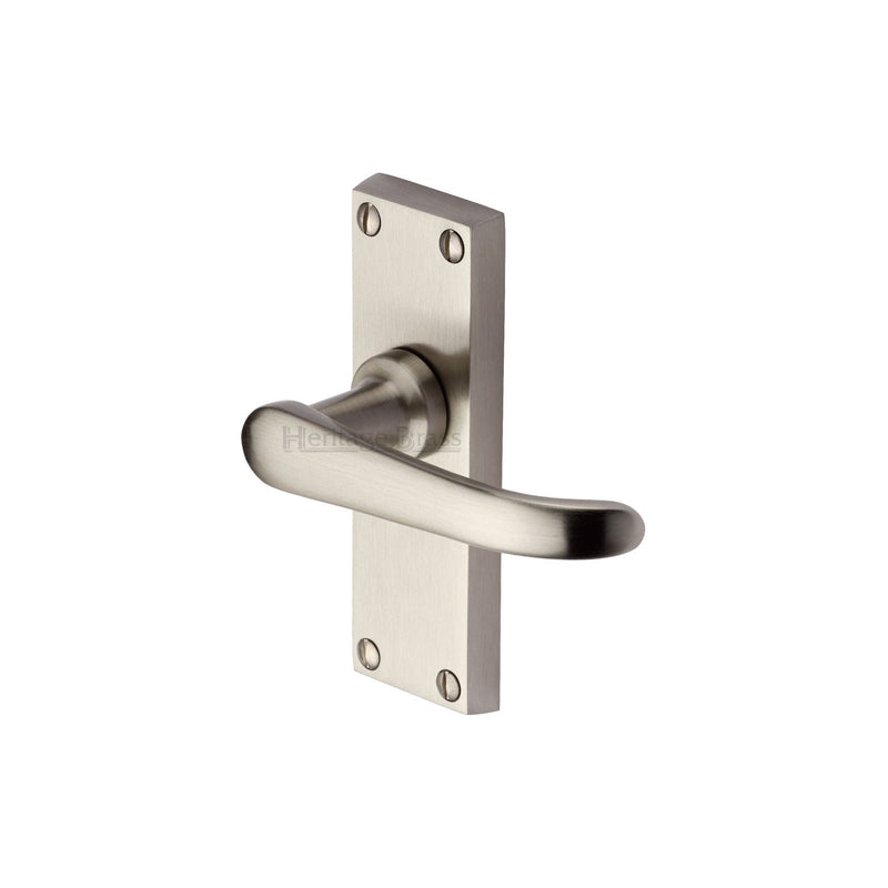 Heritage Brass Windsor Short Door Handle on Plate