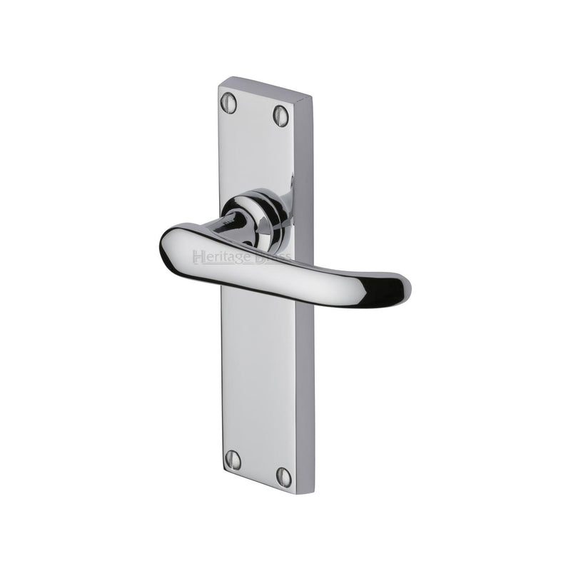 Heritage Brass Windsor Door Handle on Plate