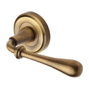Heritage Brass Roma Door Handle on Round Rose