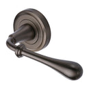 Heritage Brass Roma Door Handle on Round Rose