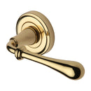 Heritage Brass Roma Door Handle on Round Rose