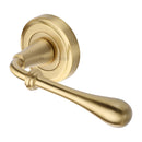 Heritage Brass Roma Door Handle on Round Rose