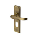 Heritage Brass Windsor Door Handle on Plate