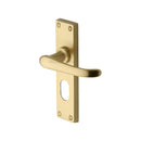 Heritage Brass Windsor Door Handle on Plate
