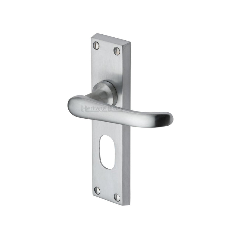 Heritage Brass Windsor Door Handle on Plate