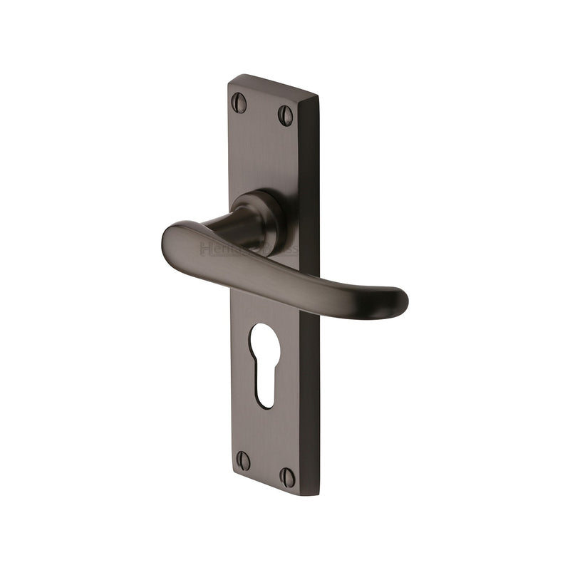 Heritage Brass Windsor Door Handle on Plate