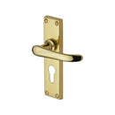 Heritage Brass Windsor Door Handle on Plate