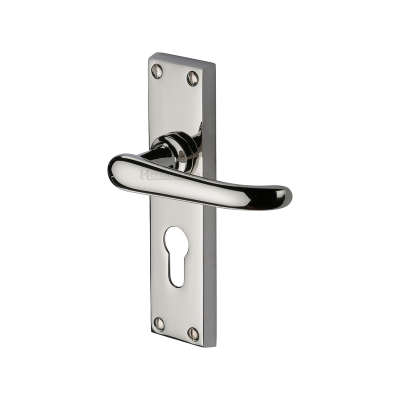 Heritage Brass Windsor Door Handle on Plate