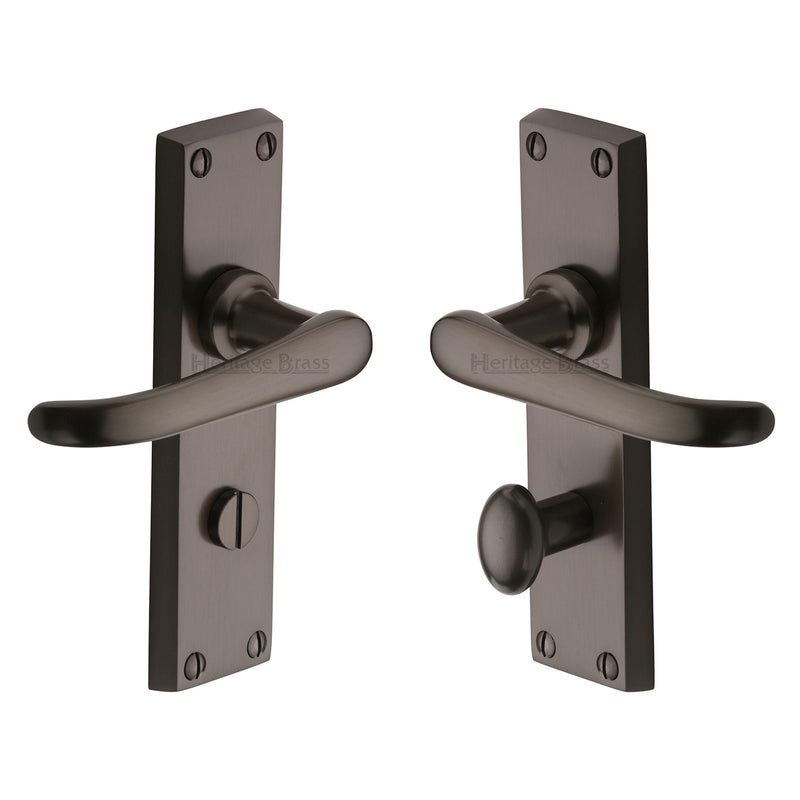 Heritage Brass Windsor Door Handle on Plate