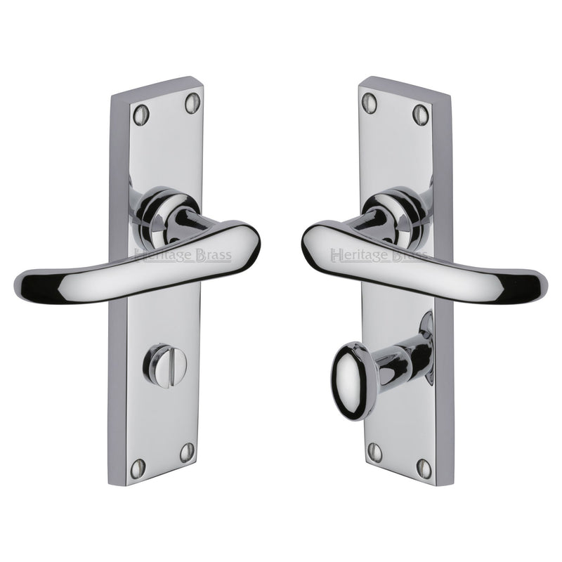 Heritage Brass Windsor Door Handle on Plate