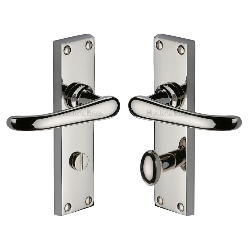 Heritage Brass Windsor Door Handle on Plate